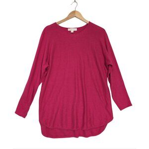 MICHAEL Michael Kors Pullover‎ Sweater Womens L Pink Minimalist Casual Comfy